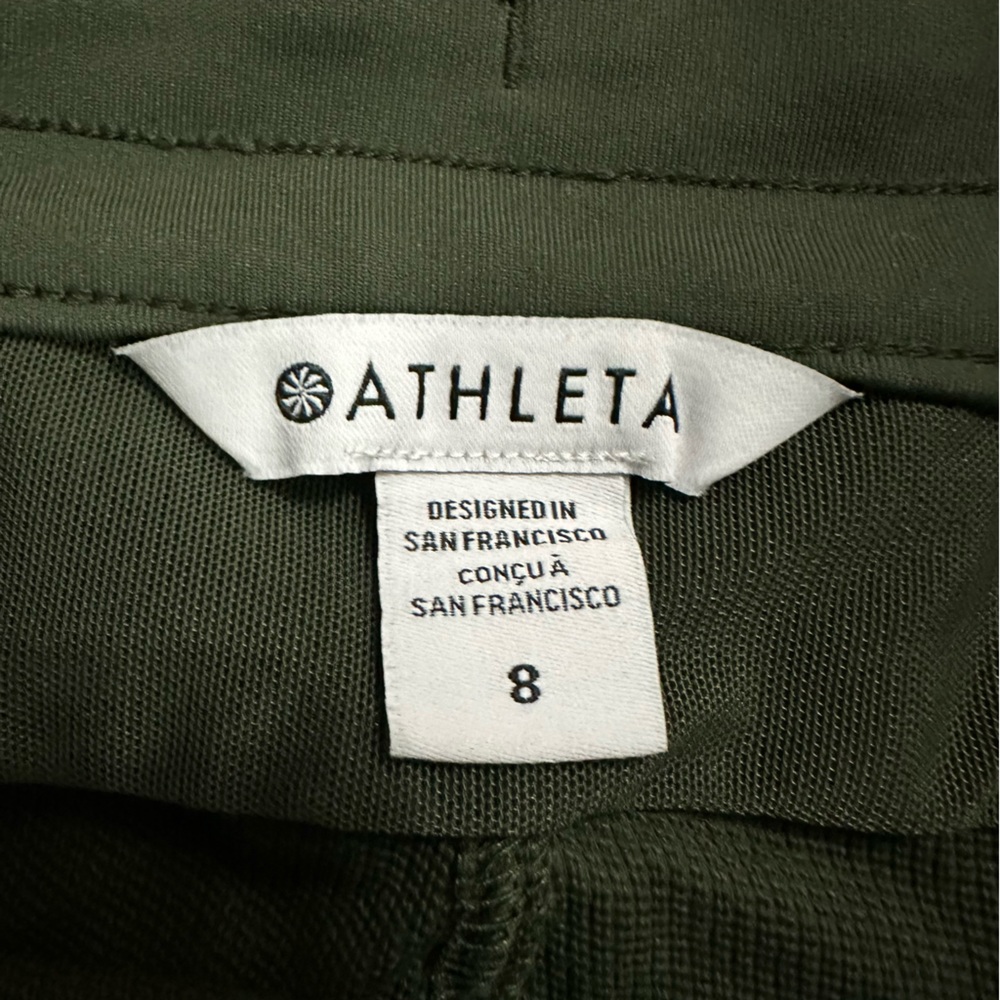 Athleta Headlands Hybrid Trek Jogger in Olive Aspen Size 8 - Picture 4 of 8